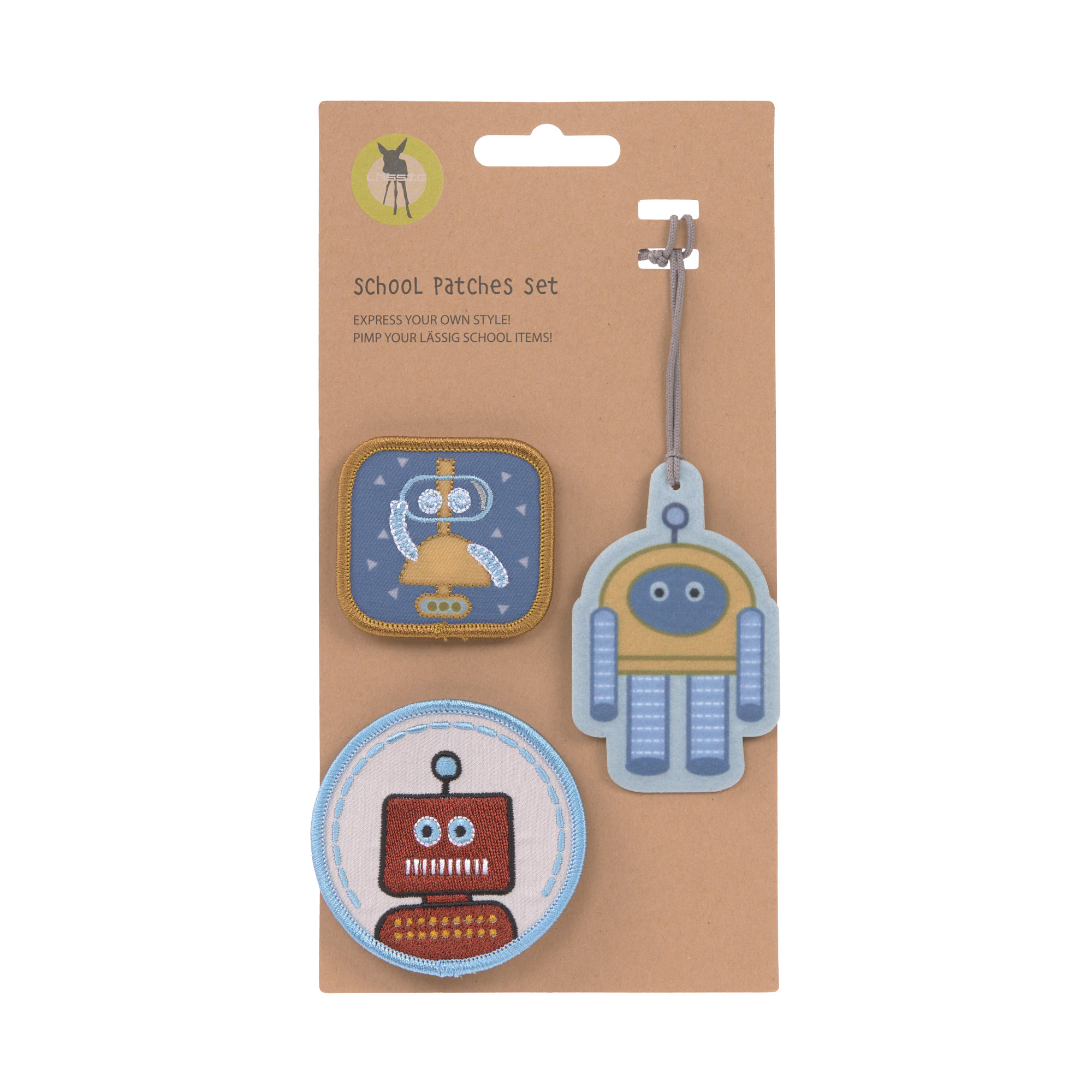 Lässig School Patches Set Robot 