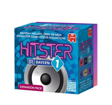 Jumbo Partyspiel Hitster - Bayern 1 Expansion Gesellschaftsspiel rund um die Musik