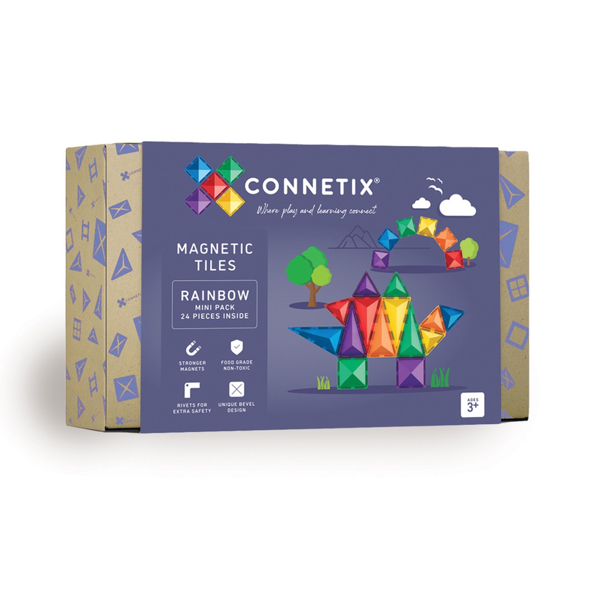 Connetix Magnetbausteine Rainbow Mini Pack 24 Teile