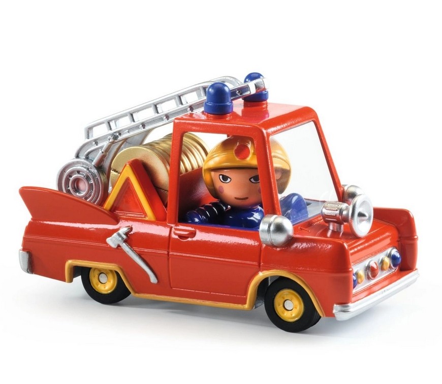Djeco Crazy Motors: Little Fire Truck Modellauto aus Metall
