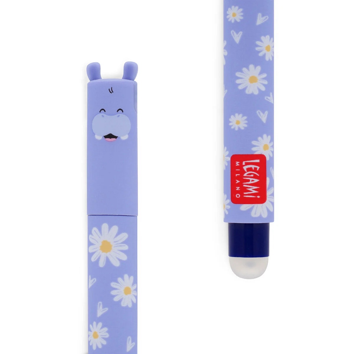 Legami Erasable Gel Pen - Hippo