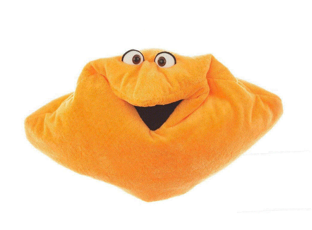Living Puppets Wunschtraumkuschelmuschelkissen Orange 