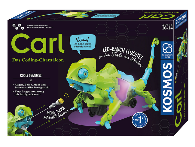 Kosmos Experimentierkasten Carl Coding Chamäleon  Kosmos Experimentierkasten Carl Coding Chamäleon