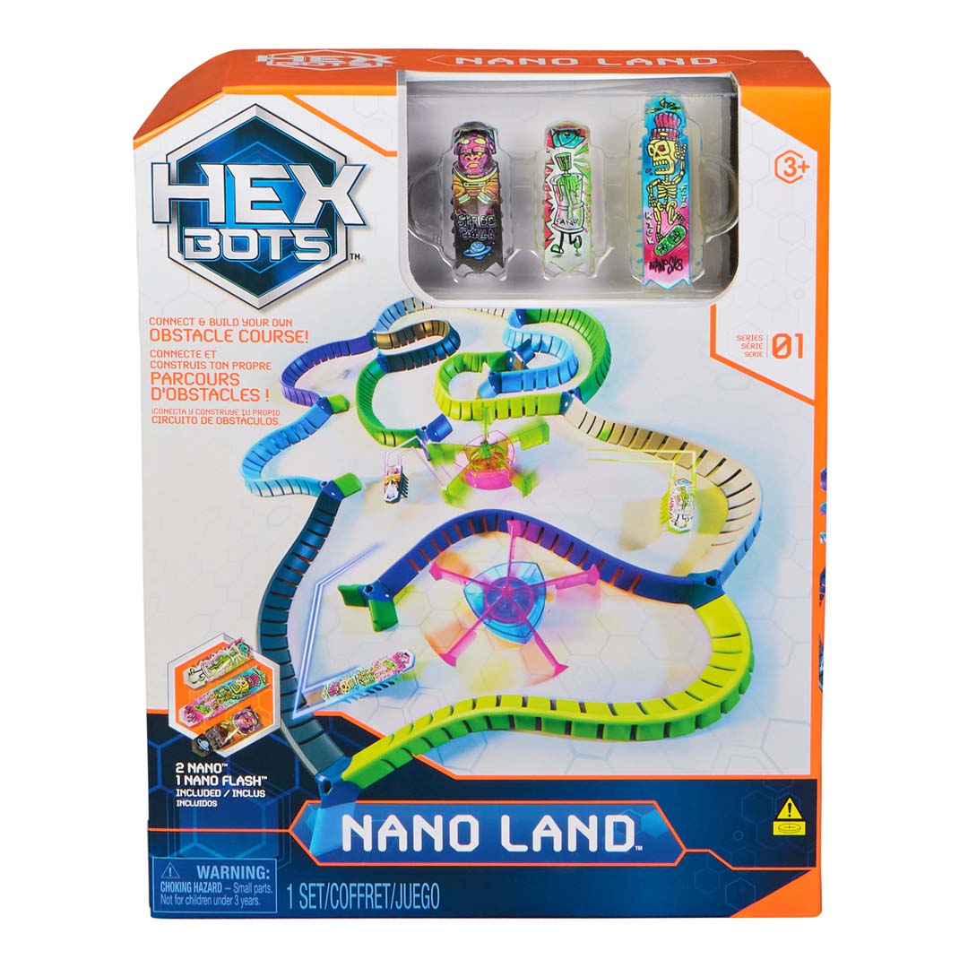 Hex Bots Nano Land Spielset Krabbelroboter Spielplatz