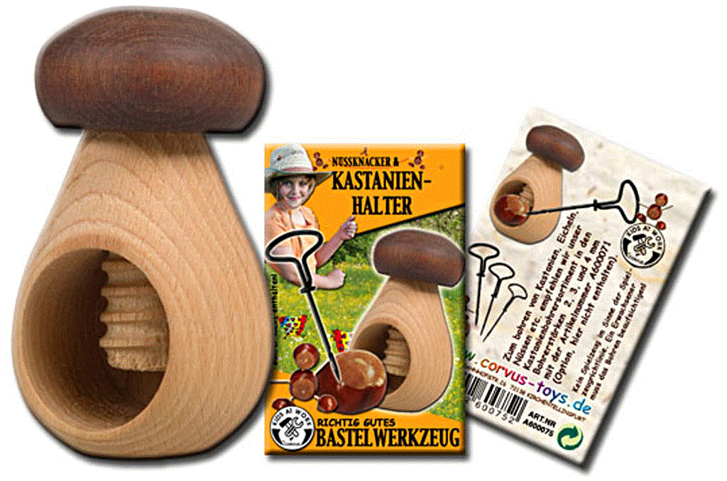 Kids at Work Kastanien-Halte-Steinpilz