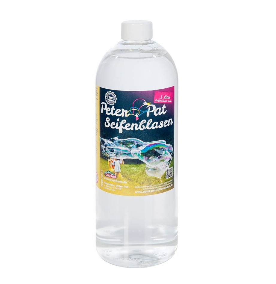 Peter & Pat Seifenblasenflüssigkeit readytoplay1000ml 