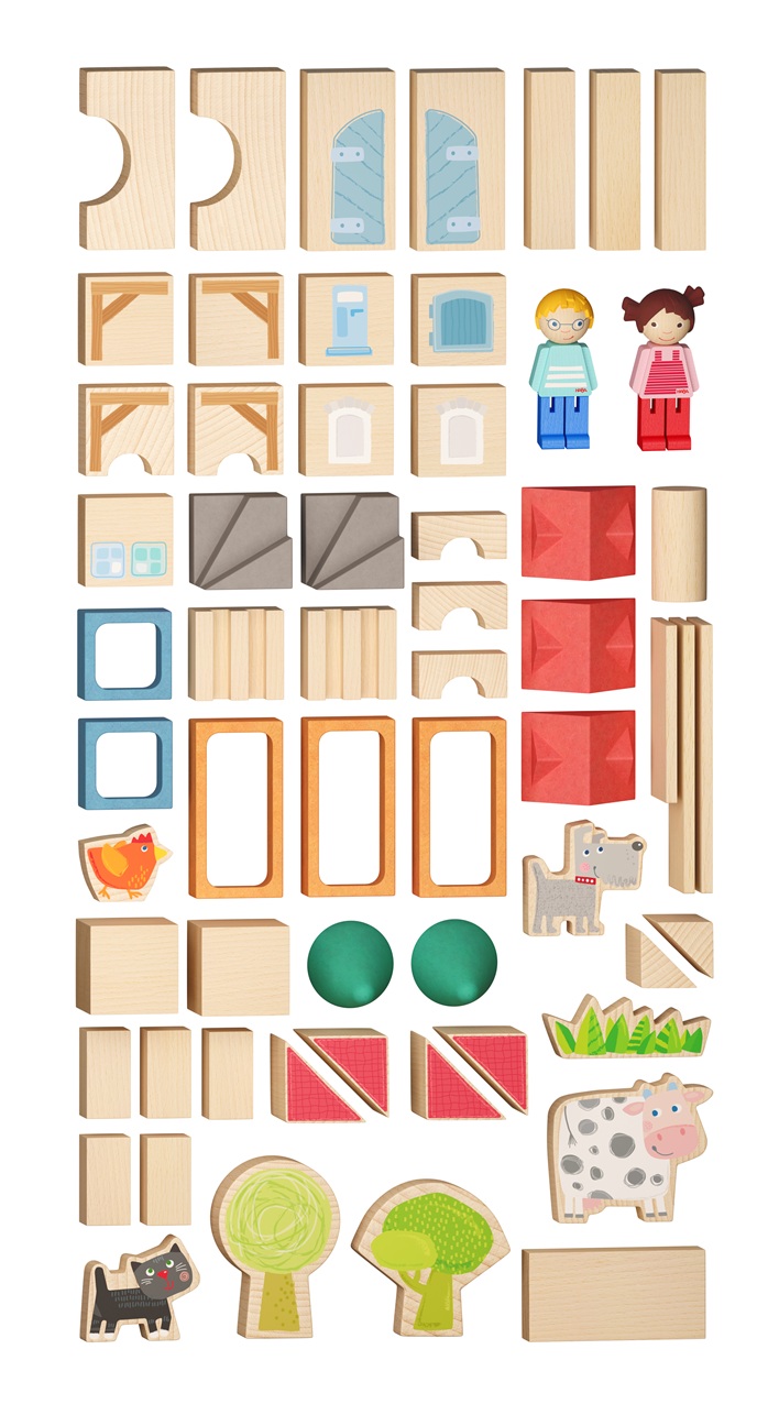Haba My 1st Block World – Unsere große Farm Bausteinwelt ab 1 Jahr