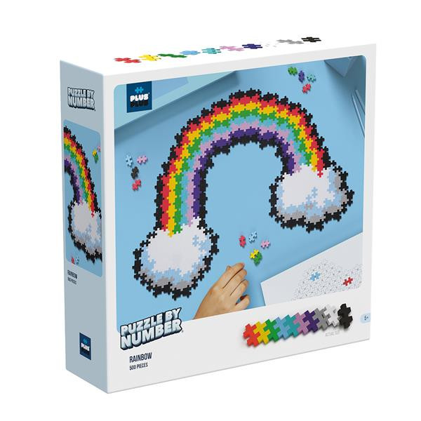 Plus-Plus 500 Kreativ Bausteine Puzzle Regenbogen Puzzle by Number