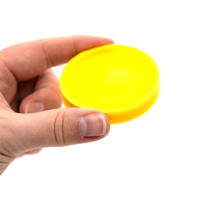 Mini Wurfscheibe SpiDi Spinning Disc - Gelb
