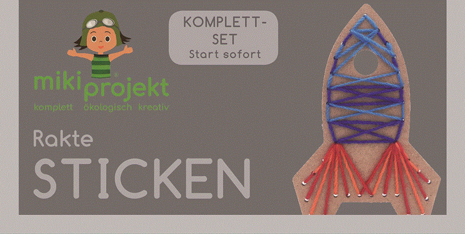 Stickset Rakete 