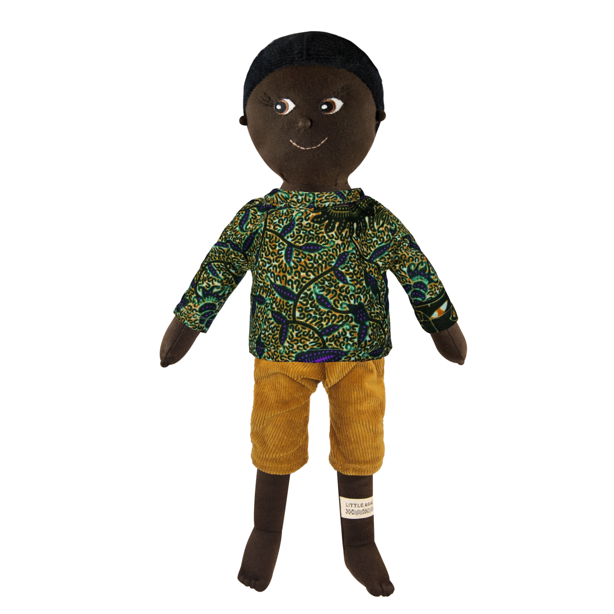 Little Ashé Stoffpuppe Kojo 