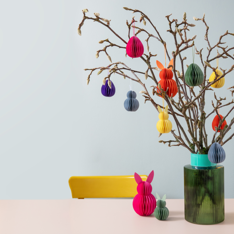 Remember Baumschmuck Osterhasen, 5er-Set