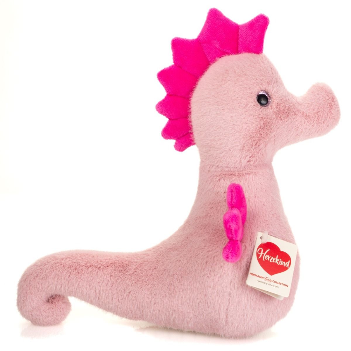 Hermann Teddy Seepferdchen Alba rosa 23 cm Stofftier