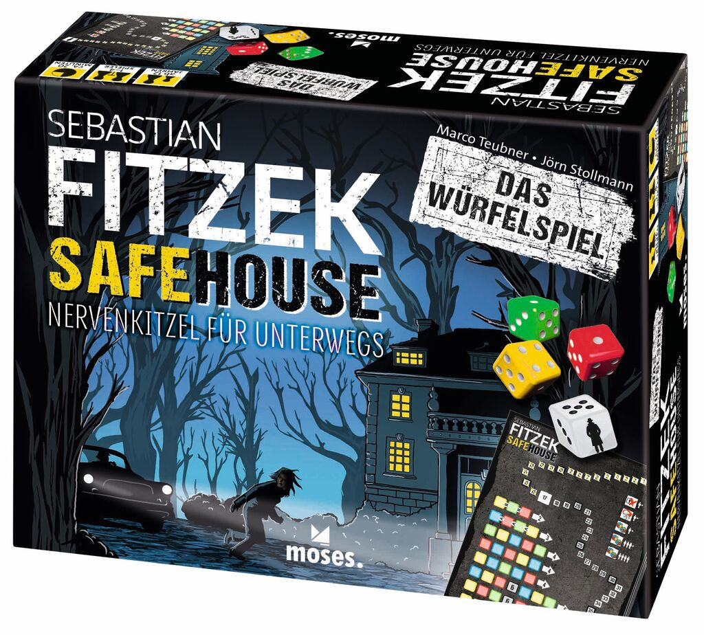 moses Sebastian Fitzek Safehouse - Das Würfelspiel Nervenkitzel für unterwegs