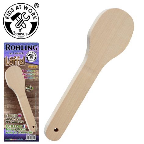 Kids at Work Holzrohling Löffel