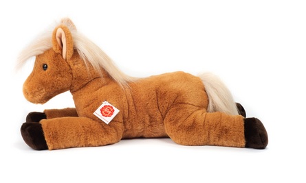 Hermann Teddy Pferd liegend 48 cm Stofftier