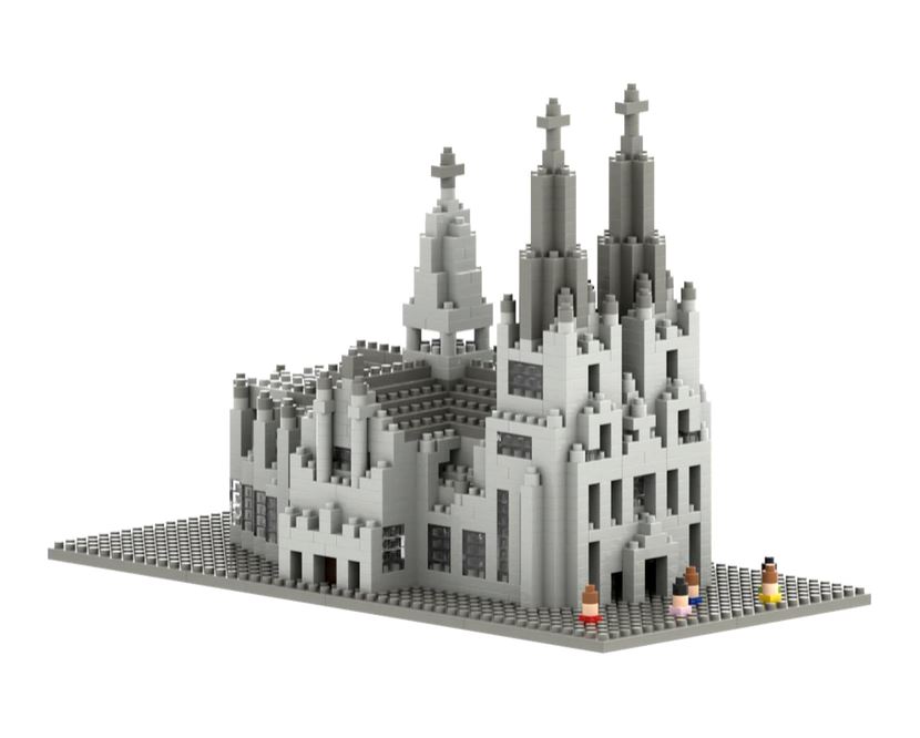 Brixies Kölner Dom 1200 Mini-Klemmbausteine