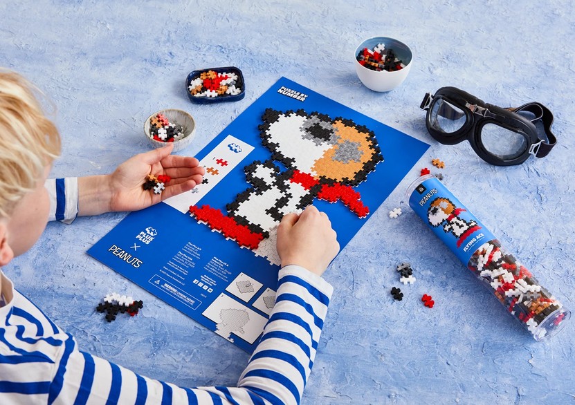 Plus-Plus Puzzle by number Peanuts- Flying Ace 275 Teile