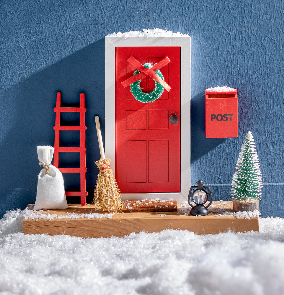 Spiegelburg Wichteltür - Bärenstarke Weihnachten (ohne Schneedeko und Holzplatte)