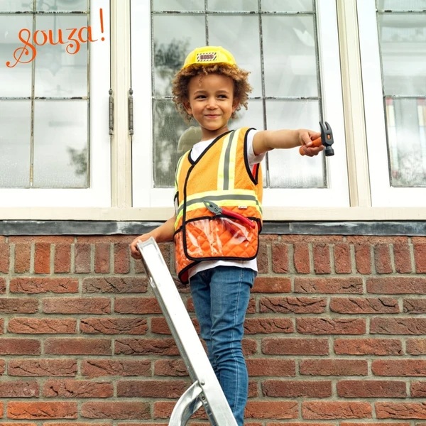 Souza for Kids Bauarbeiter, 4-7J, 104-122cm (1 Set) 4-7 Jahre, 104-122 cm