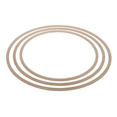 Pedalo Gymnastikreifen 600 Hula Reifen aus Holz