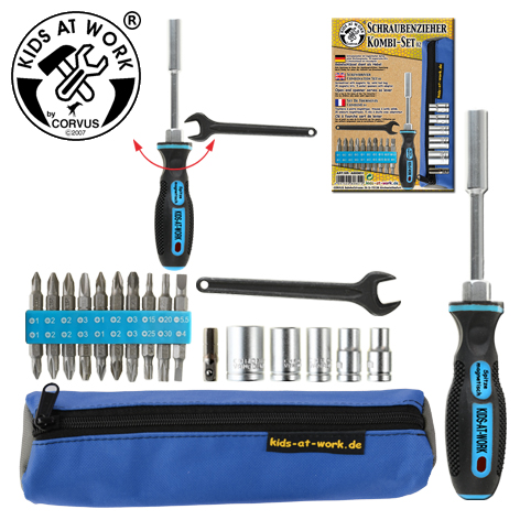 Kids at Work Schraubenzieher Kombi Set 02