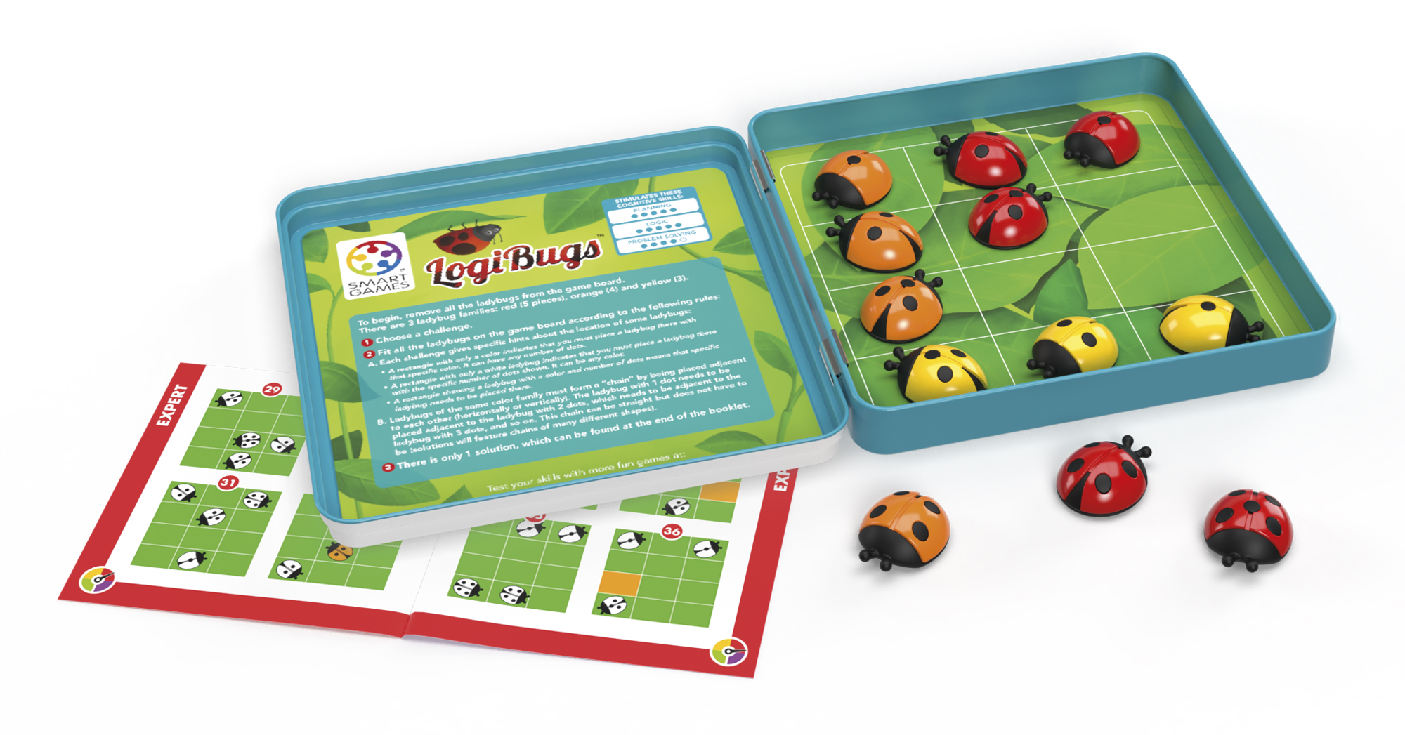 SMARTGames magnetisches Reisespiel Käfer Karussell