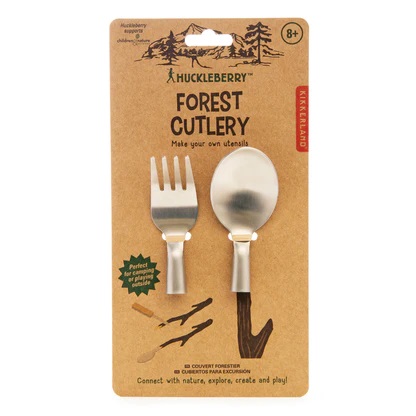 Huckleberry Forrest Cutlery Wald-Besteck Bastelset