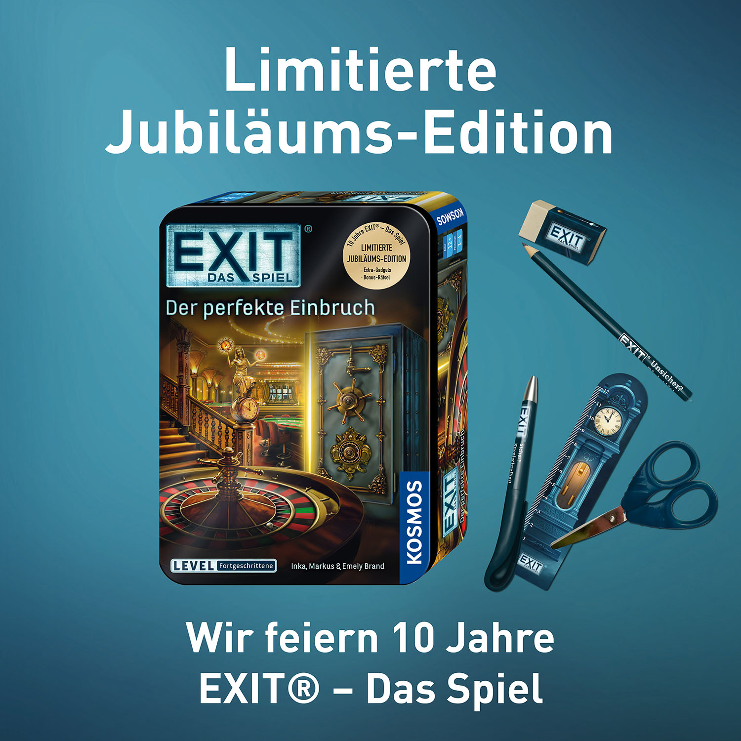 Kosmos EXIT® Das Spiel -  Der perfekte Einbruch Jubiläums-Edition (F)