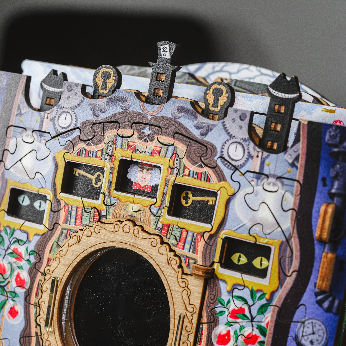 Rätselspiel Cluepuzzle - The Wonderbox of Alice  Rätselbox mit Puzzle