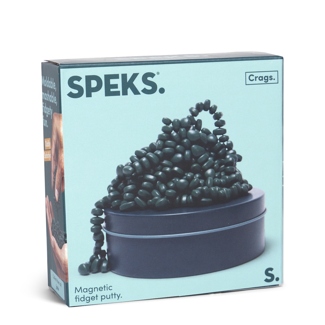 SPEKS Magnetsteinchen Crags Jade  medium Magnet Fidgettoy ab 14 Jahren - wie Knete