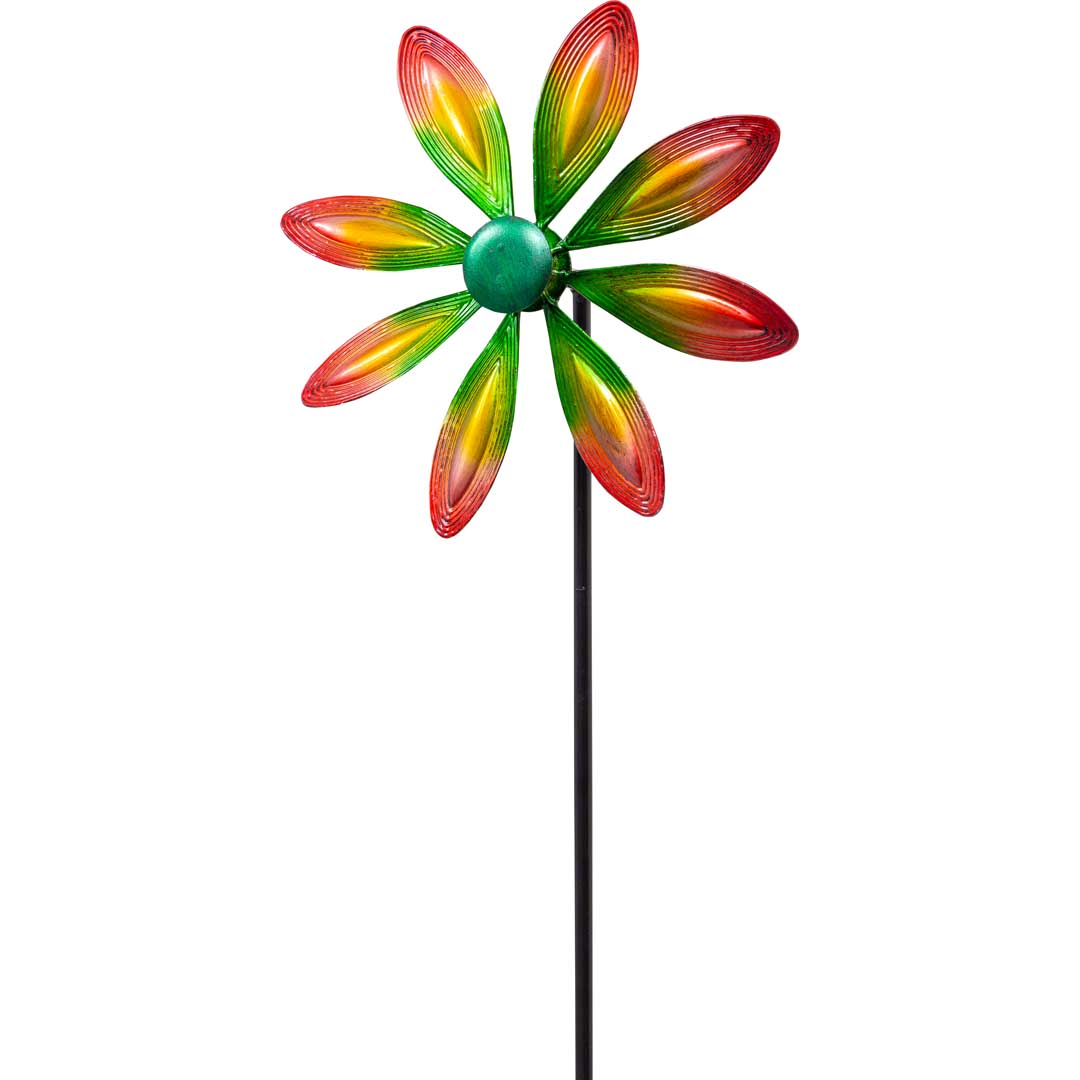 Kinetic Art Metall Windspiel Single Flower Multi-Color SY-2 