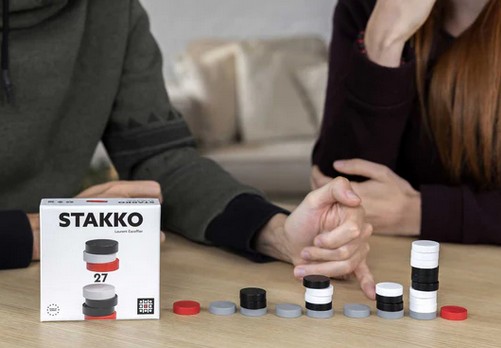 Steffen Spiele Zweipersonenspiel Stakko Ein kniffeliges Duell um den höchsten Turm