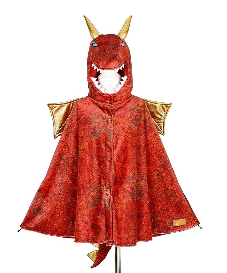 Souza for Kids Kinderkostüm Roter Drache Umhang 4-7 Jahre 104-122 cm