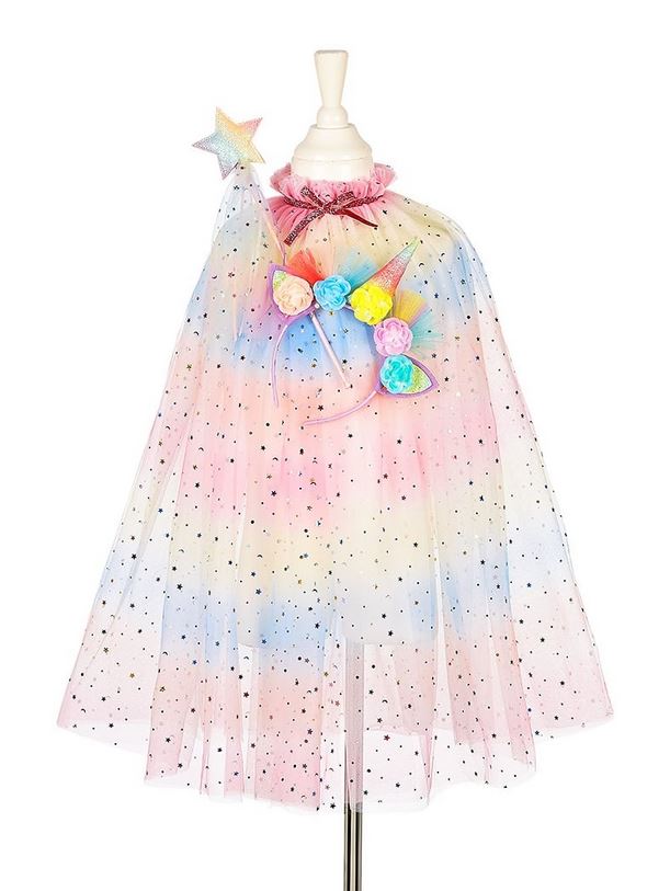 Souza for Kids Einhorn-Set 3-4 Jahre,  98-104 cm Cape+Zauberstab+Haarreif