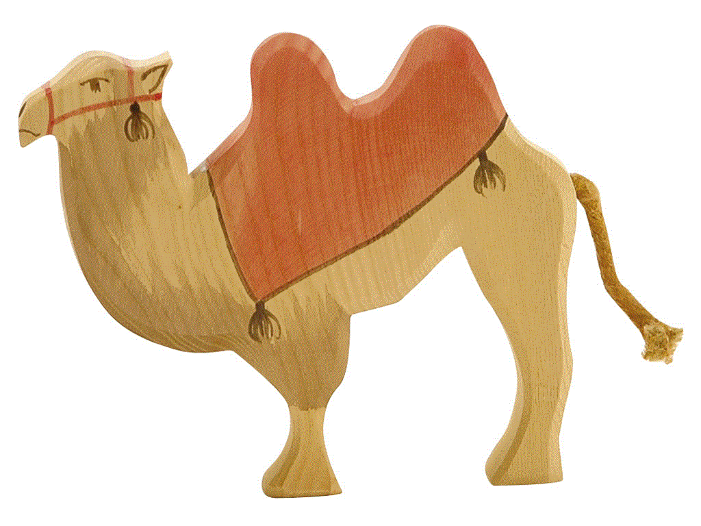 Ostheimer Kamel (Sattel) Holzfigur