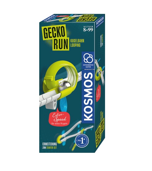Kosmos Kugelbahn Gecko Run - Looping-Erweiterung aus Bio-basiertem Kunststoff