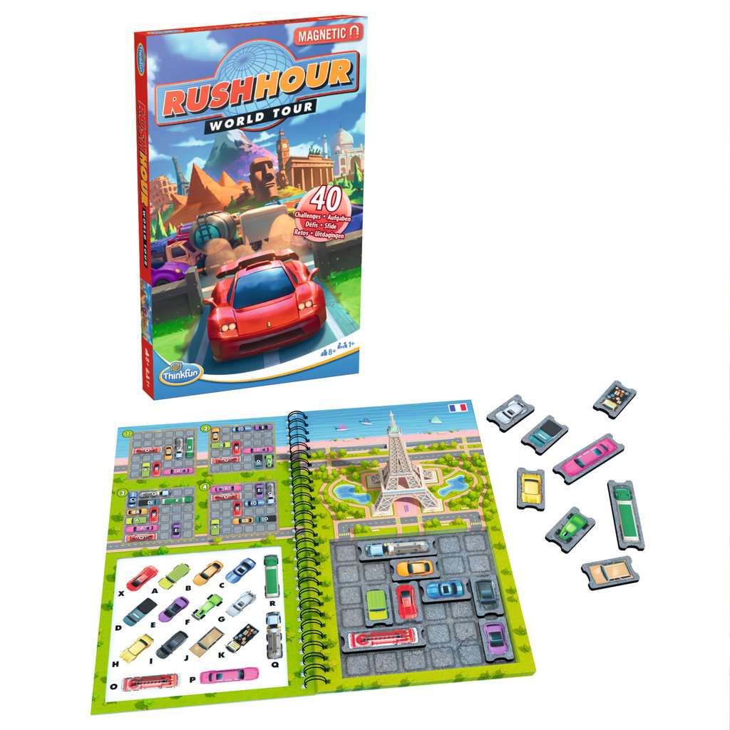 ThinkFun Rush Hour World Tour Reise-Knobel-Spiel