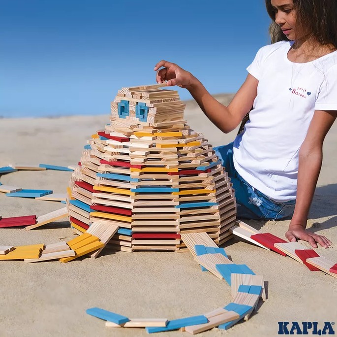 Kapla Bausteine 200er Box Sommer - Natur & Farben