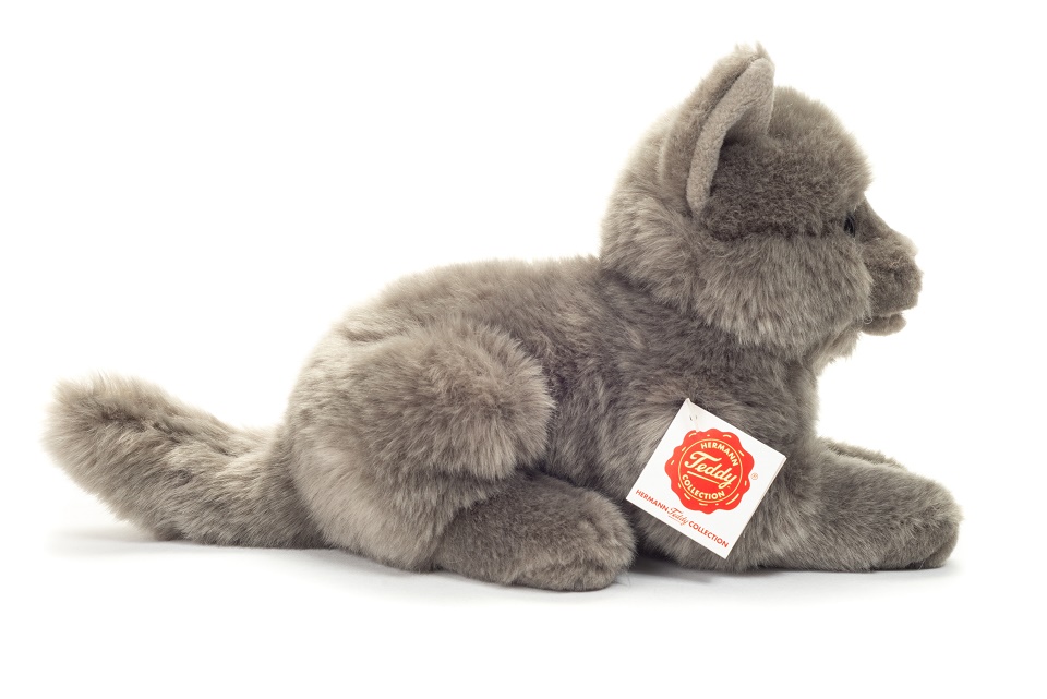Hermann Teddy Kartäuser Katze liegend 20 cm