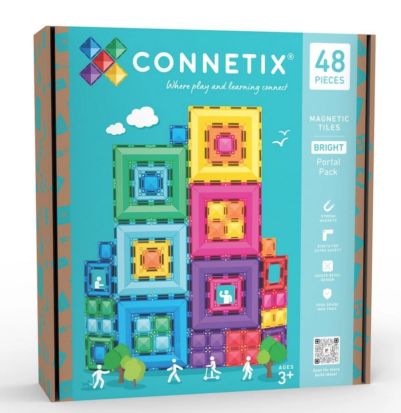 Connetix Magnetbausteine Bright Portal Pack 48 Teile