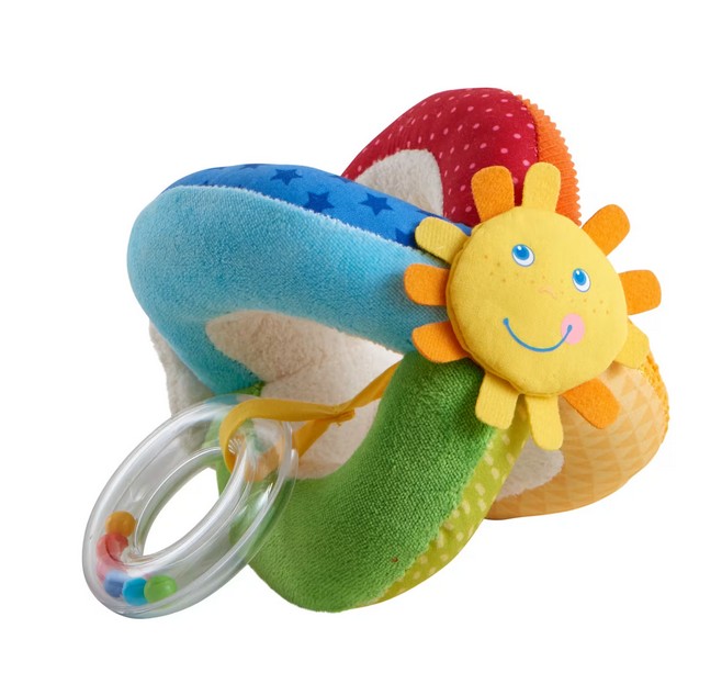 Haba Babyspielzeug Stoffball Regenbogenwelt