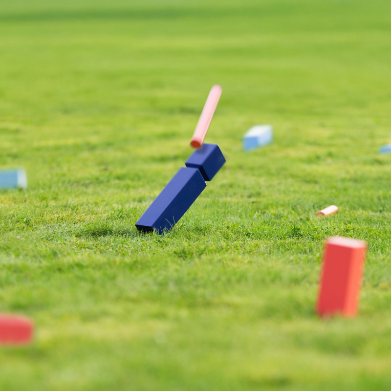 Remember Wurfspiel KUBB ein Klassiker im Design-Gewand