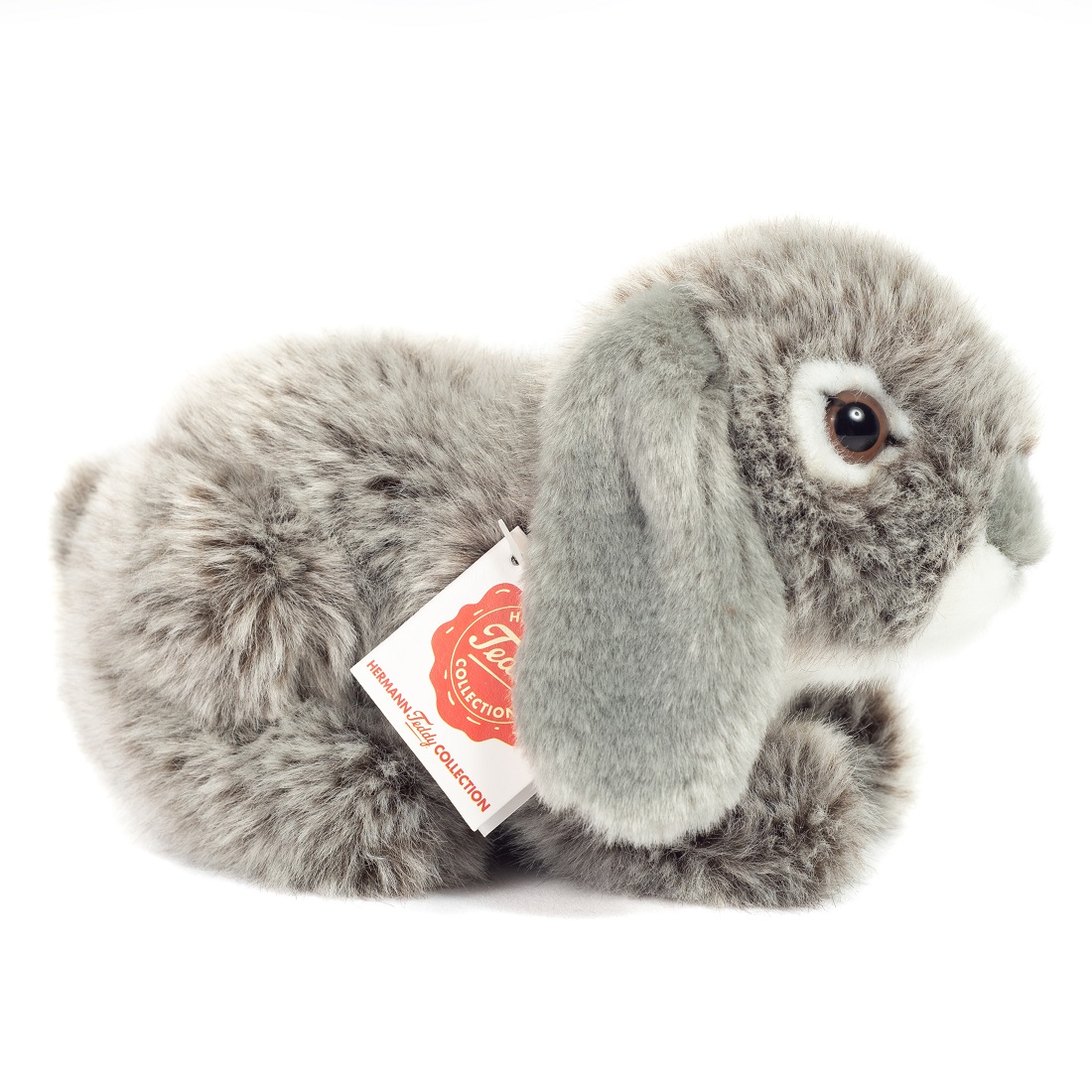 Hermann Teddy Widderkaninchen grau 18 cm Stofftier