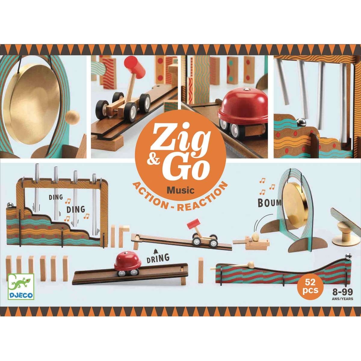 Djeco Zig & Go - Musik - 52 Teile 