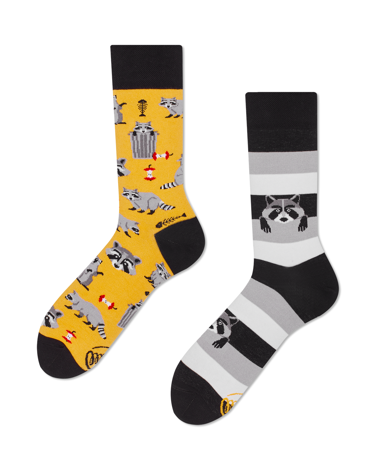 Many Mornings Socken Raccoon Bandit Gr. 35-38