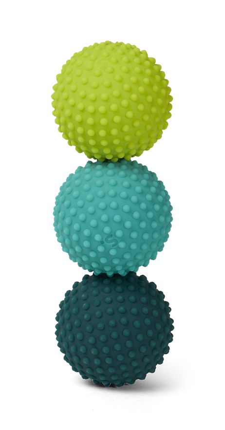 SPEKS Fidget Magnets ODDs Dots green 3 Magnetkugeln mit Silikonhülle