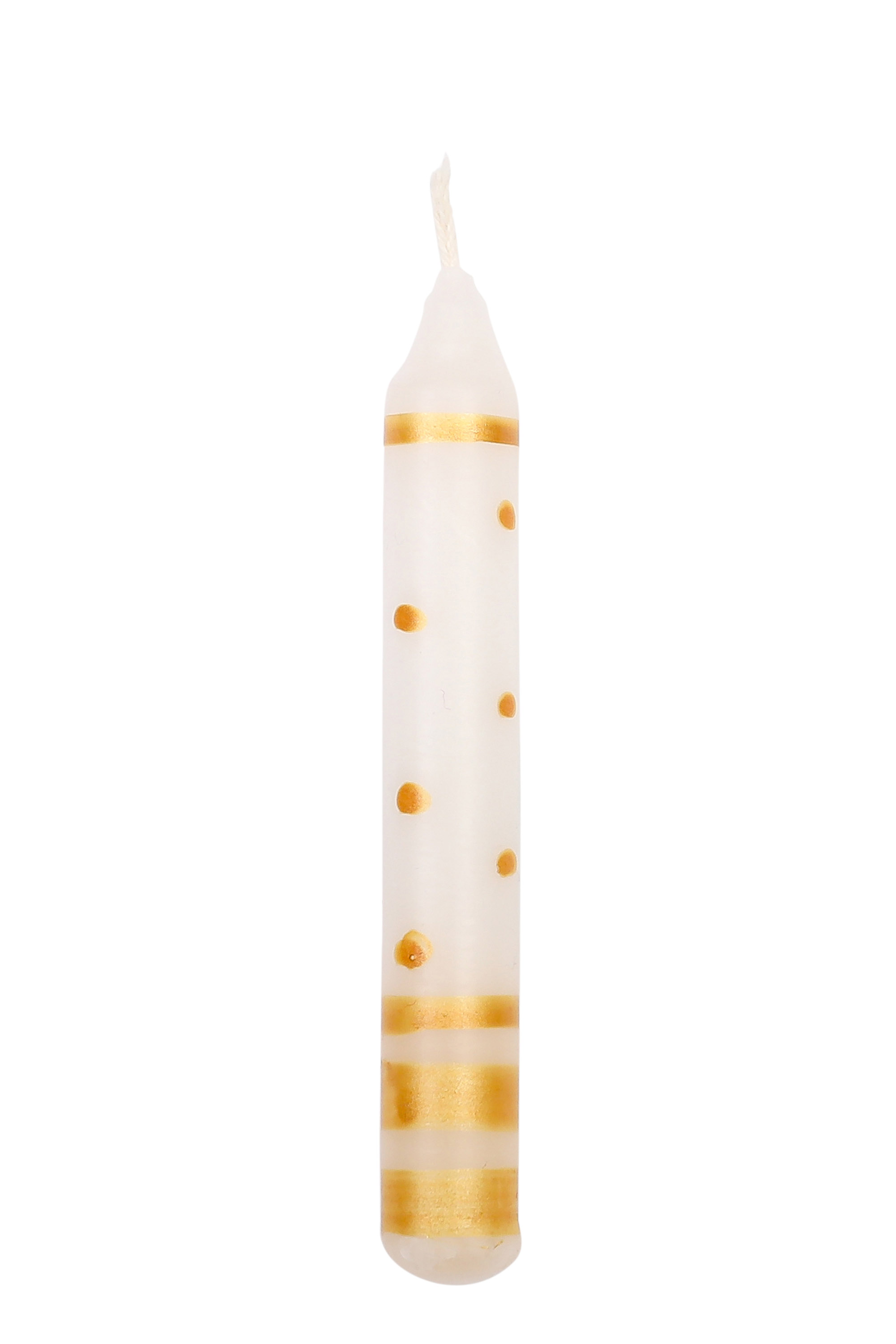 Ahrens Kerze goldene Streifen