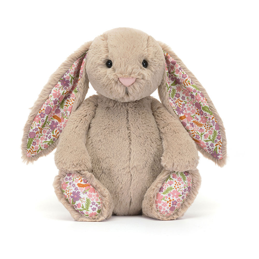 Jellycat Stofftier Blossom Beige Bunny 'Petal' Original Plüsch Hase Blütenblätter