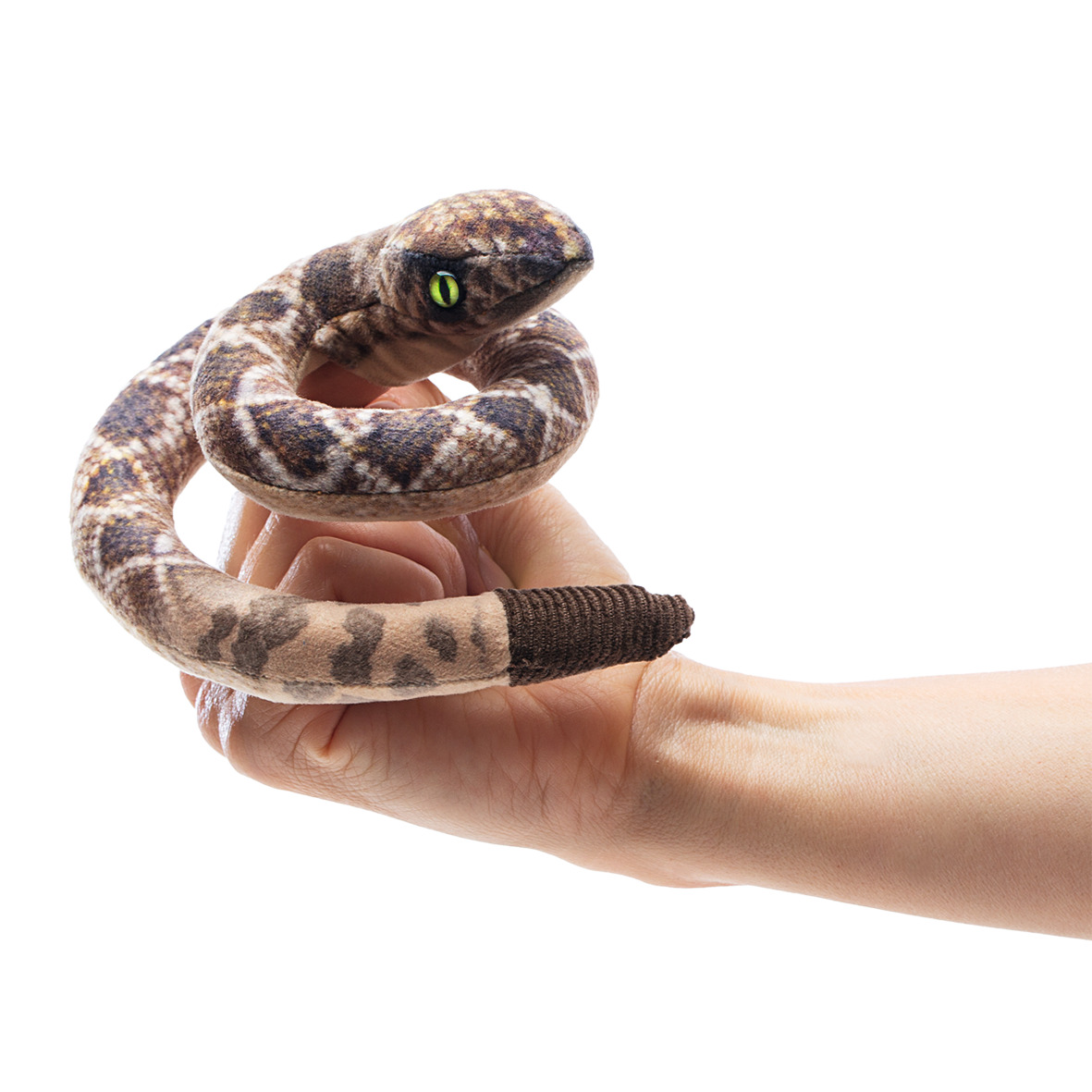 Folkmanis Fingerpuppe Mini Klapperschlange / Mini Rattlesnake 